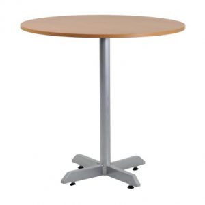 Round Café Table with Cross Leg