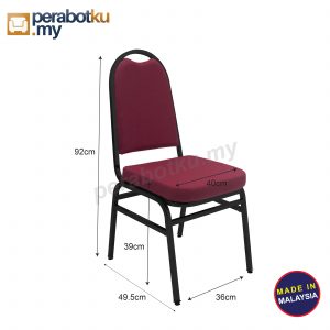 Banquet Chair – Round (BLACK)